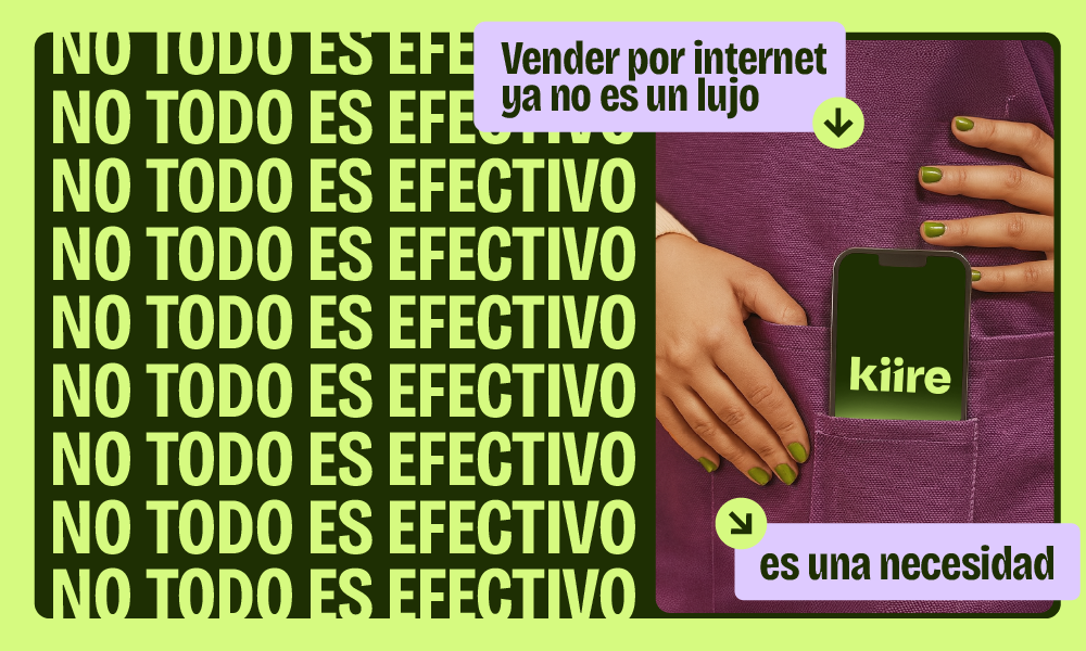 Hoy vender por internet es una necesidad. Con Kiire, recibe pagos digitales y haz crecer tu negocio con facilidad.